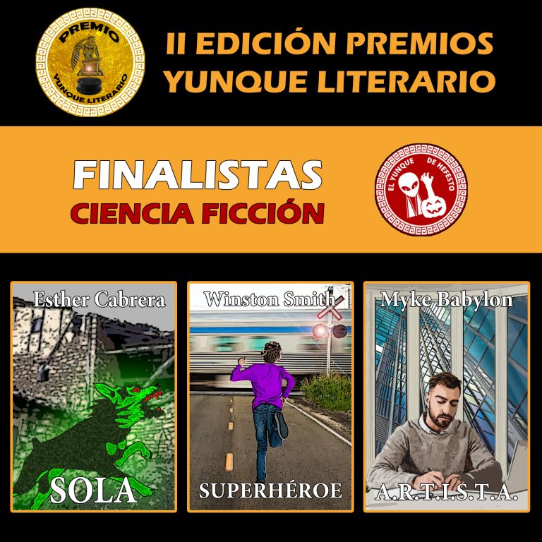 Finalistas II Premio Yunque Literario: Ciencia Ficción