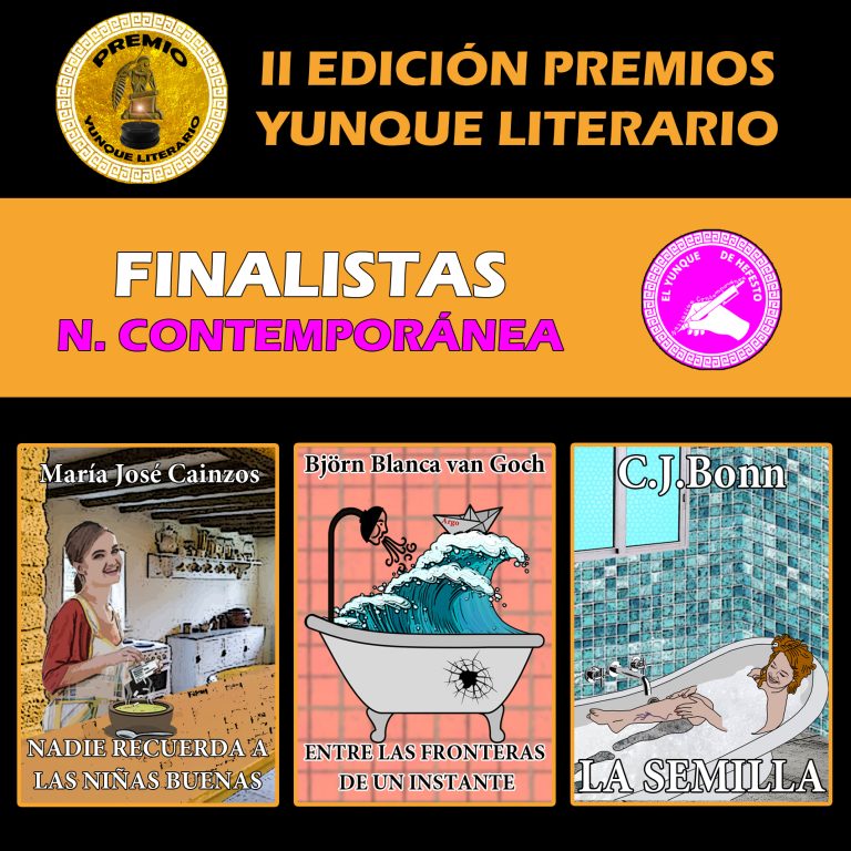 Finalistas II Premio Yunque Literario: Narrativa Contemporánea
